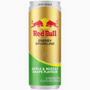 Red Bull sparkling Apple & Muscat Grape zero EXPORT 24x250ml