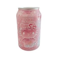 High Up Ramune Hello Kitty Strawberry Daifuku Mochi Sparkling Water 24x330ml TWN