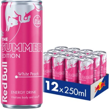 Redbull Summer White Peach Pink (NL) (12 x 250ml)