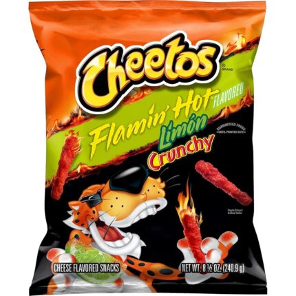 Cheetos Crunchy Flamin Hot lime 10x 226  gr