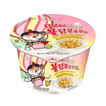 SAMYANG RAMEN HOT CHICKEN CREAM CARBO BOWL 16 X 120G