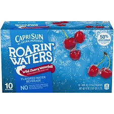 Capri Sun – roarin water wild cherry (177ml) USA 4×10 Pack