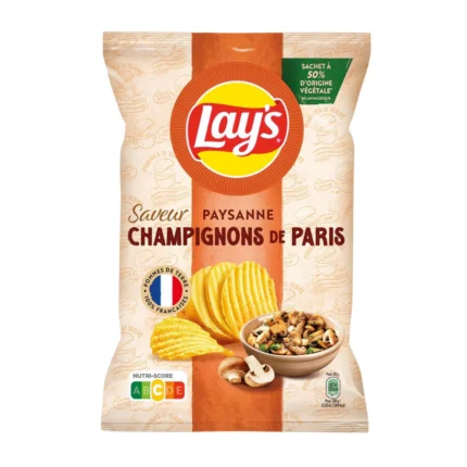 LAY'S PAYSANNE MUSHROOMS FROM PARIS 24 X 120G DDM 2025-11