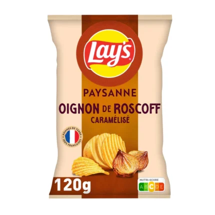 LAY'S PAYSANNE CARAMELIZED ROSCOFF ONION 24 X 120G DDM 2025-11