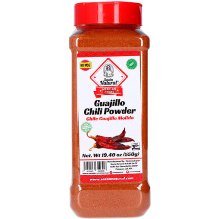 SAZON NATURAL GUAJILLO CHILLI POWDER 550G