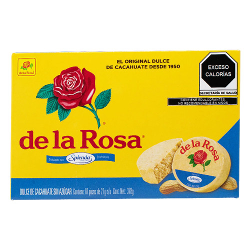 Mazapan Peanut Candy Sugar Free 18 Pieces