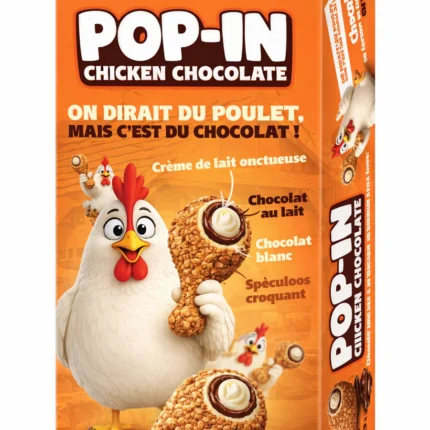 ICONIKSWEET DIAS POP-IN CHICKEN CHOCOLATE 12 X 50G