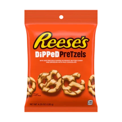 REESE'S DIPPED PRETZELS 12 X 120G