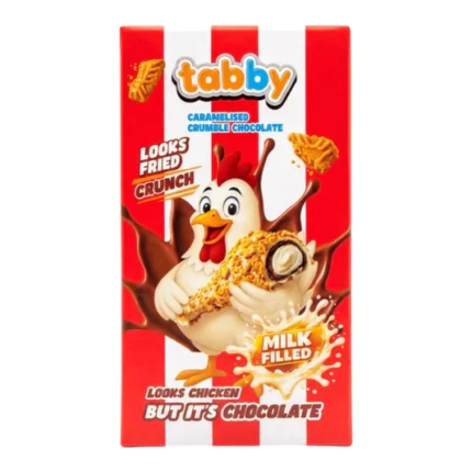 Tabby Crunchy Chocolate 12 x 50g (Viral Chicken Look)