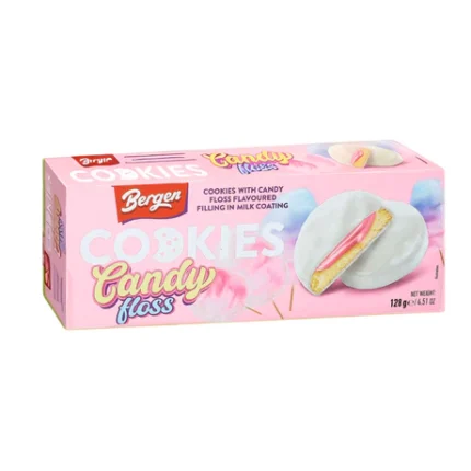 BERGEN CANDY FLOSS COOKIES 18 X 128G