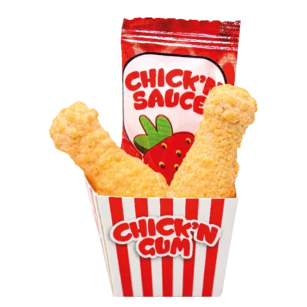 FUNNYCANDY CHICK'N GUM BUBBLE GUM 12 X 21G