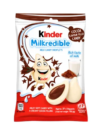 KINDER MILKREDIBLE COCOA FLAVOR 12 X 47G