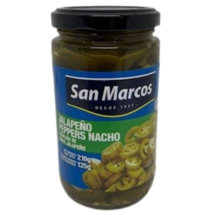 San Marcos Jalapeno Nacho Slices 6 x 215g