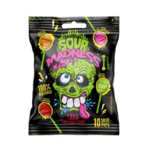 Sour Madness Multibag Sour Lollipop 8x100gr