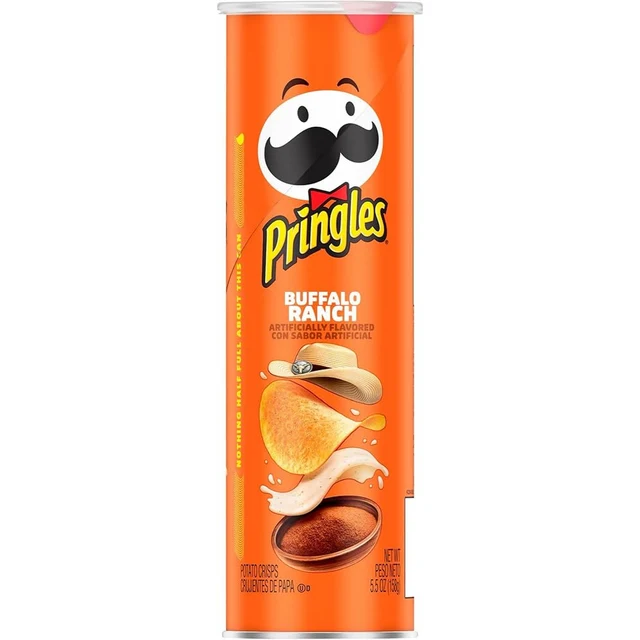 PRINGLES CHIPS BUFFALO RANCH 14 X 156G