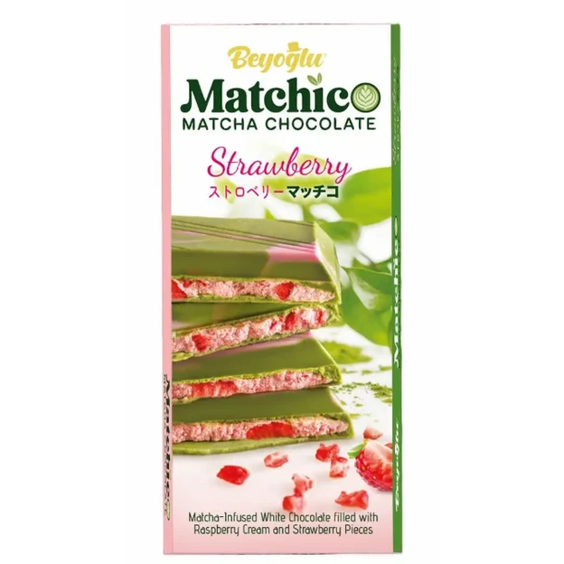 Beyoglu Matcha Strawberry Chocolate 95g