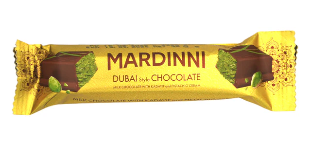 MARDINNI DUBAI CHOCOLATE WITH KUNAFA & PISTACHIO CREAM 24 X 35G