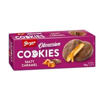 BERGEN OBSESSION SALTY CARAMEL COOKIES 18 x 128g