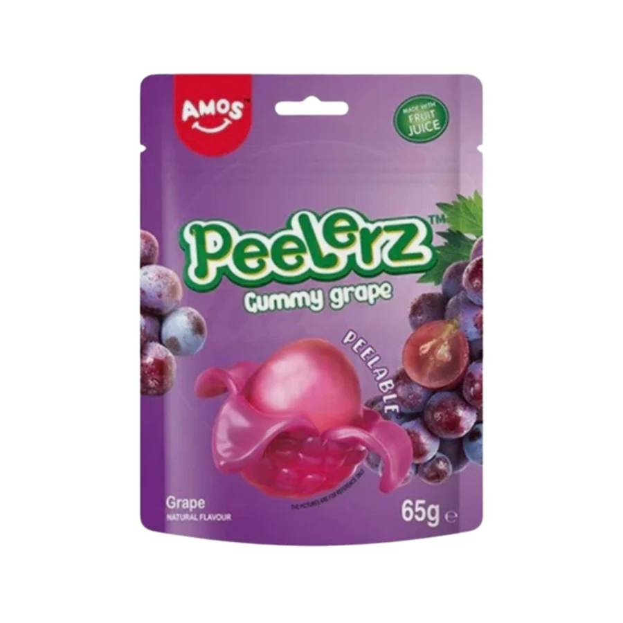 Amos Peelerz Gummy Grape 24 x 65g