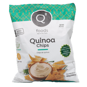QFoods Quinoa Chips Fine Herbs Flavor 14x100g