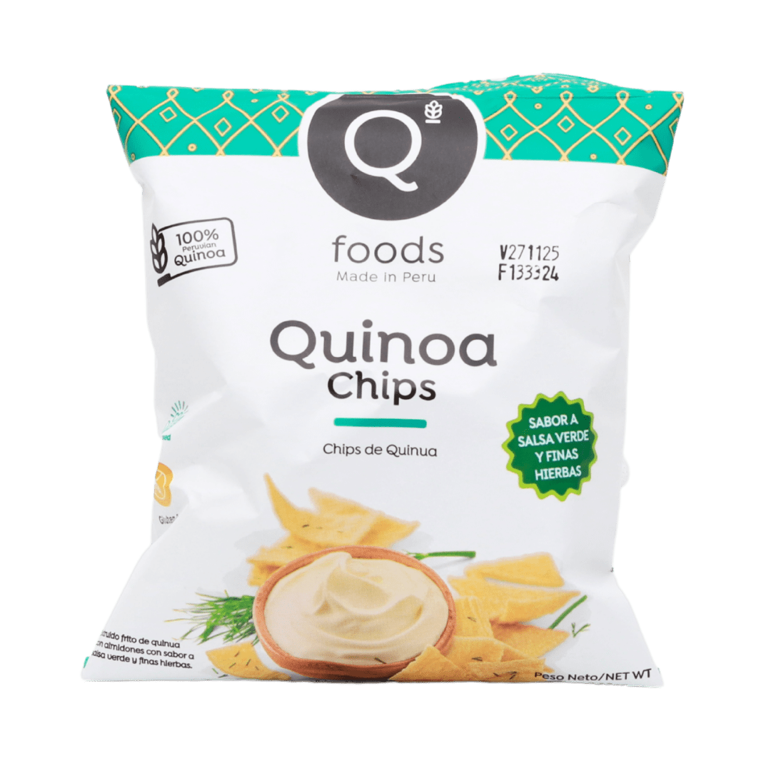 QUINOA CHIPS WITH FINE HERBS FLAVOUR 54 X 35G