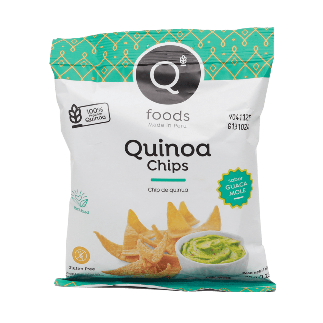 QUINOA CHIPS WITH GUACAMOLE FLAVOUR 54 X 35G