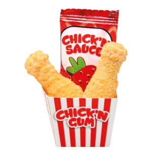 FUNNYCANDY CHICK'N GUM BUBBLE GUM 12 X 21G