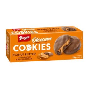 BERGEN OBSESSION PEANUT BUTTER COCOA COOKIES 18 X 128G
