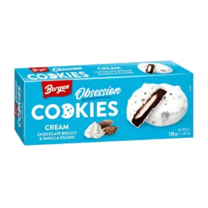 BERGEN OBSESSION COOKIES & CREAM VANILLA 18 X 128G
