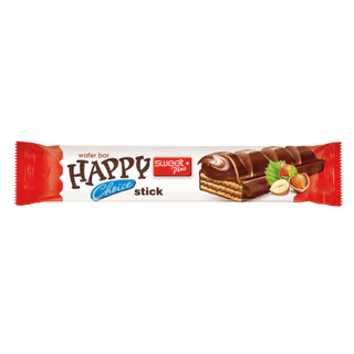 HAPPY CHOICE WAFER STICK HAZELNUT CREAM AND COCOA 12 X 32G