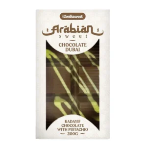 Arabian Sweet Dubai Rayadif Chocolate & Pistachio 12 x 200g