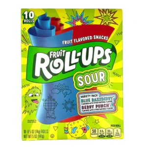 BETTY CROCKER FRUIT ROLL-UPS SOUR 10 X 141G