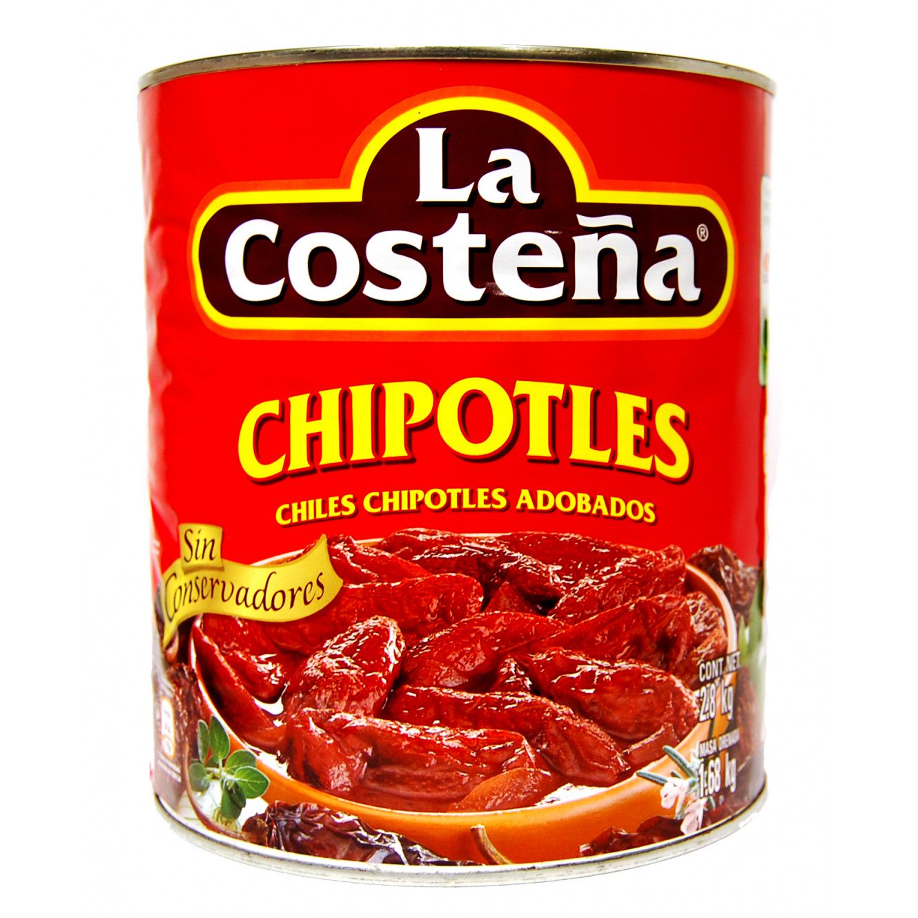 La Costena Chipotle in Adobo 2.8kg
