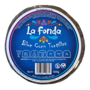 LA FONDA TORTILLA BLUE TRADICIONAL 20 X 500G (15CM) CASE
