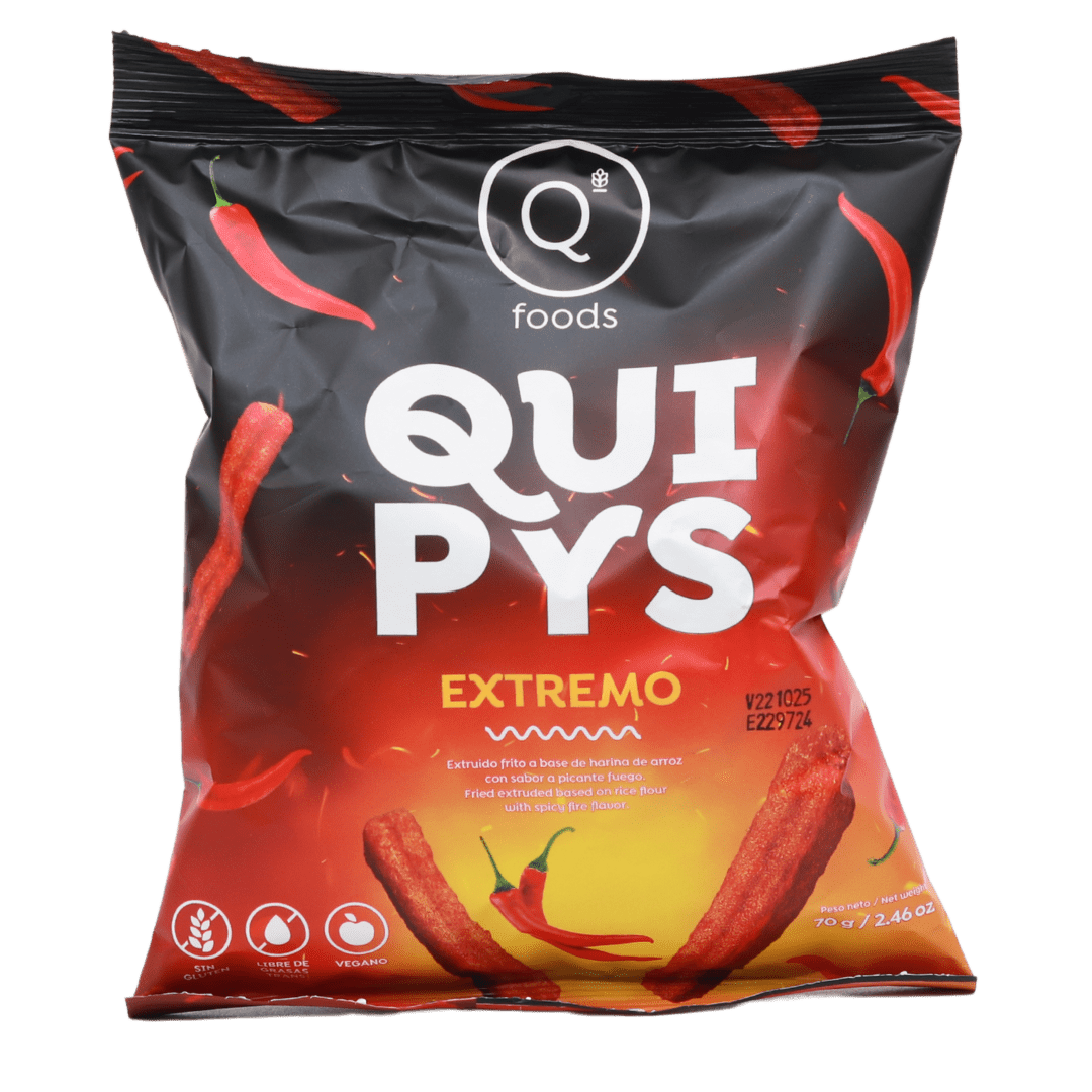 Quipys Extreme Spicy Fuego Snack 24x70g