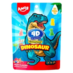 Amos Peelerz Dinosaur Fruity 12x65 gr