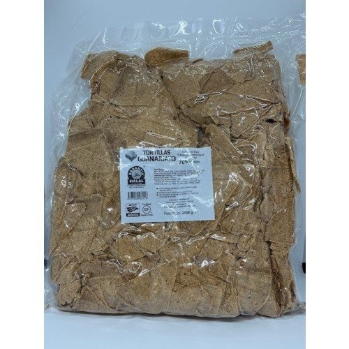 PRE-CUT CHIPOTLE CORN TORTILLA FOR FRYING 2.5 KG
