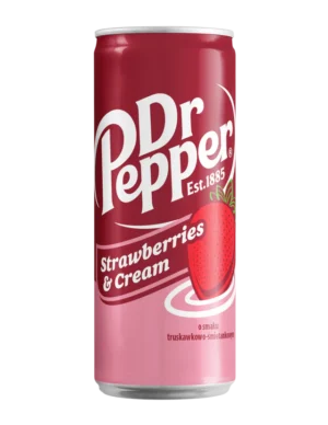 DR PEPPER STRAWBERRIES & CREAM 24 X 330ML