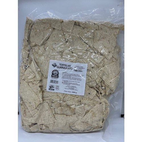 PRE-CUT CACTUS CORN TORTILLA FOR FRYING 2.5 KG