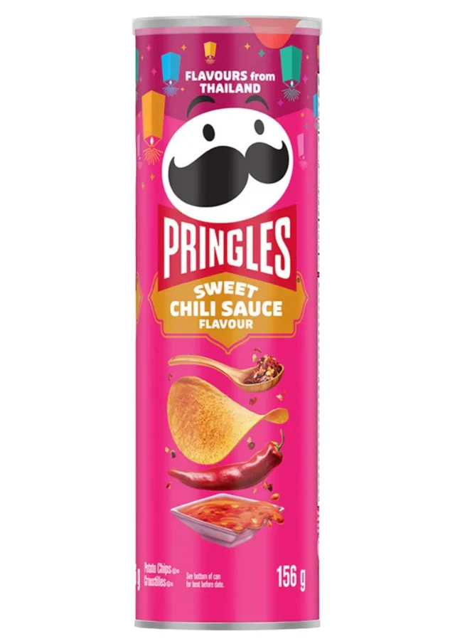 PRINGLES SWEET CHILI SAUCE 14 X 156G