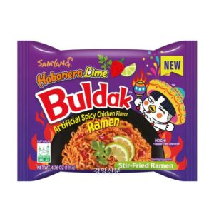 SAMYANG RAMEN HOT CHICKEN HABANERO LIME 40 X 135G