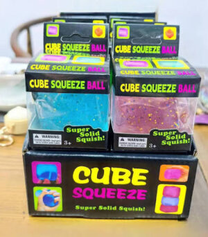 Squishy  Cube Ice Cube Stress Ball 12 units