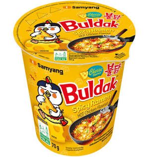 SAMYANG BULDAK RAMEN CUP CHEESE 6 X 70G