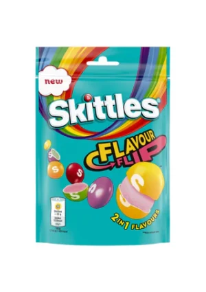 SKITTLES FLAVOUR FLIP POUCH 15 X 136G