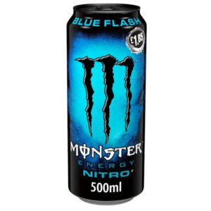 MONSTER ENERGY NITRO BLUE FLASH 12 X 500ML