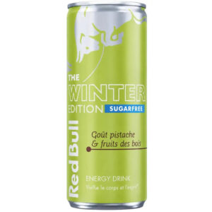 RED BULL ENERGY DRINK THE WINTER EDITION SUGARFREE PISTACHIO & BERRIES 24 X 250ML