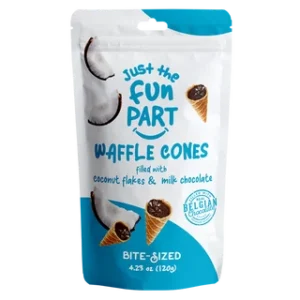 JUST THE FUN PART COCONUT FLAKES &AMP; MILK CHOCOLATE 6 X 120G
