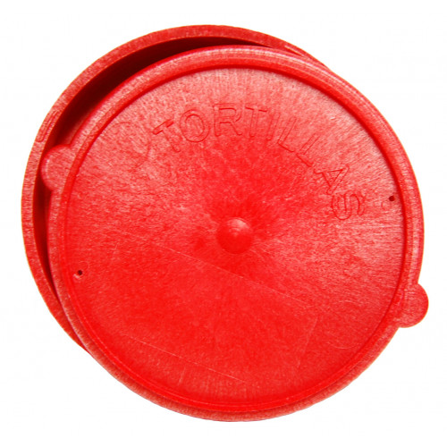 6" RED PLASTIC TORTILLA WARMER